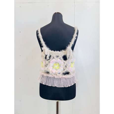 Flower motives camisole