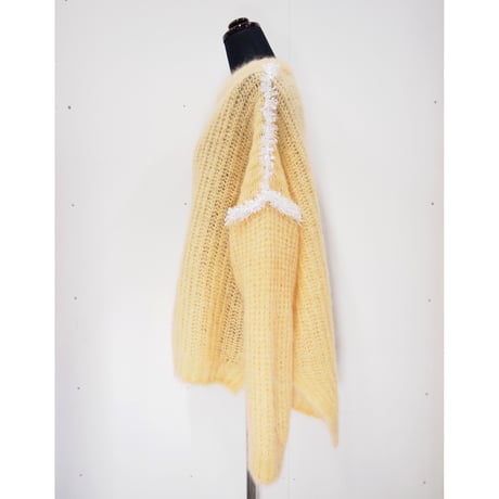 Mohair Mock Neck P/O < Yellow >