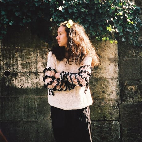 Frilled Lace Sleeves < short ver. / white × black >