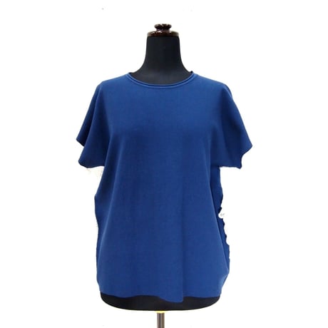 BIG POLO TEE_ Navy[side/sleeve race]