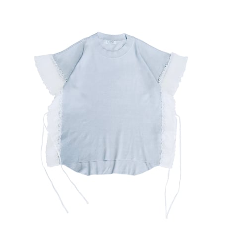Gilet Polo Tee_Blue Gray