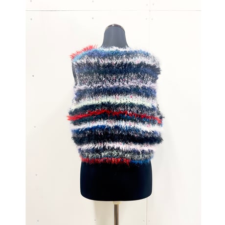 Multi-colored Border vest