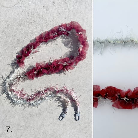 Smallフリル携帯ストラップ Phone strap