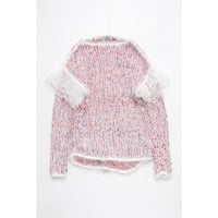 RUFFLE POMPON PULL OVER