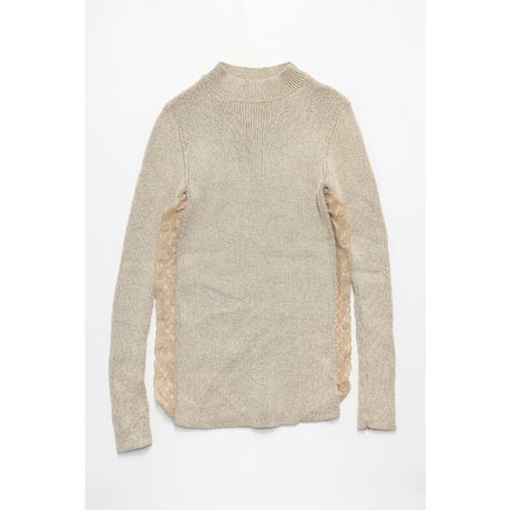 Cotton glitter pull over