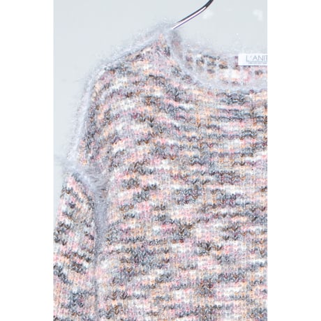 Ribbontape knit < L.gray >