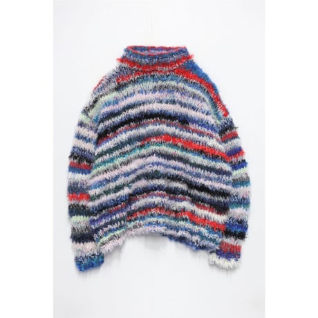 Malti-colored Border pull over