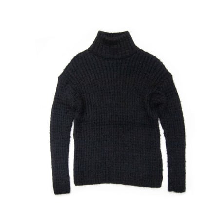 Folklore rib knit _ Ladies  < Black >