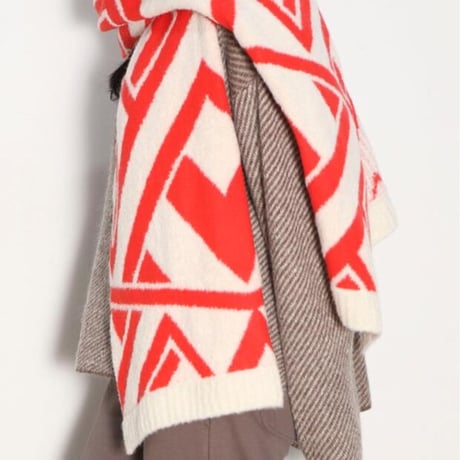 【Restock】Geometric shawl_wide