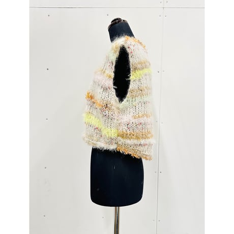 Multi-colored Border vest