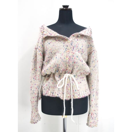 Candy pop cardigan < Beige >