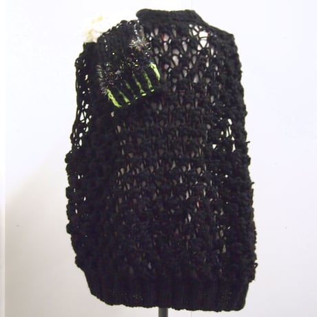 Cable Gilet < Black >