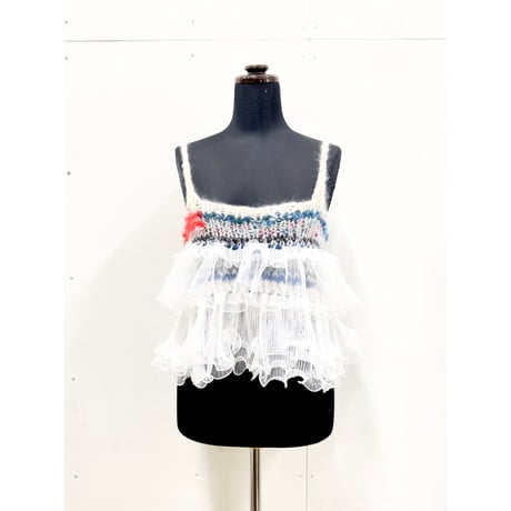 Ethnic Ruffled Camisole < W luffle  / White luffle>