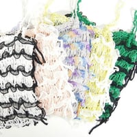 Frilled Lace Camisole < white / pink  / yellow / green >