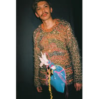 Fur spangle <Rainbow >