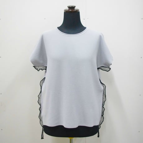LACE  [side] POLO TEE