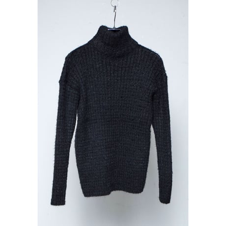 Folklore rib knit _ Ladies  < Black >
