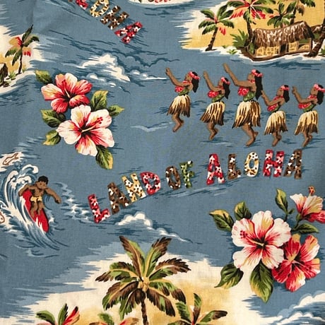 SALE   LAND OF ALOHA フラガール　オールドハワイアンプリント