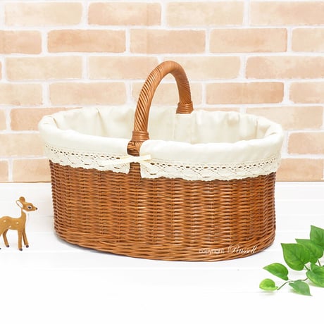 さえらヒスクローネ　素敵な藤カゴ 籐バスケット | STORES