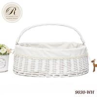 品番800-S 内布付き ハンドル付き かごバスケット【かごのお店ラッセル
