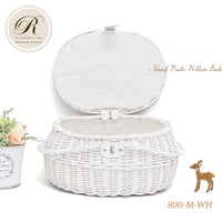 ラッセルかごバスケット 布カバー・クッション付き ラッセルかごバスケット 布カバー・クッション付き