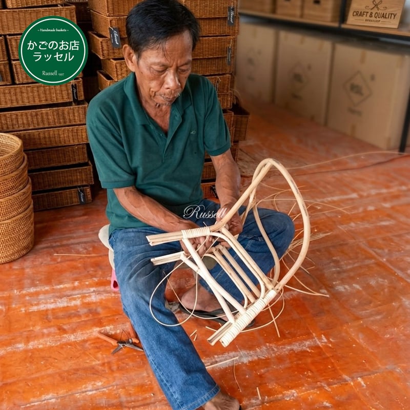 Rattan Doll Chair Single (シングル） 籐 ラタンチェア オブジェ