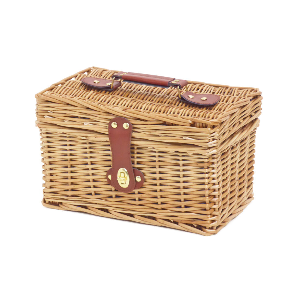 布付き ハンドル付き 柳バスケット かご ピクニックバスケット【かごの