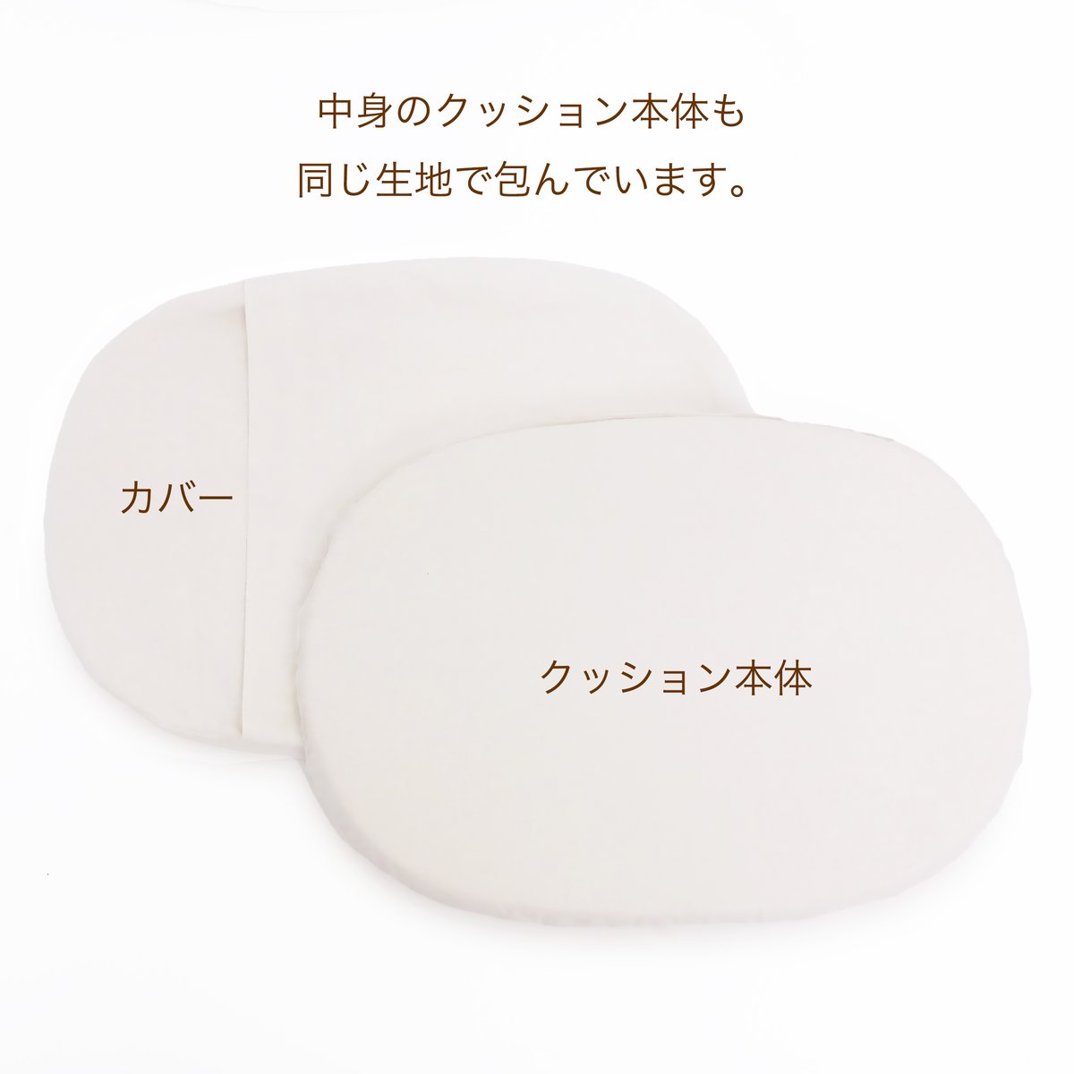 同梱用】送料無料 バスケット用 カバー付きクッションSML【かご