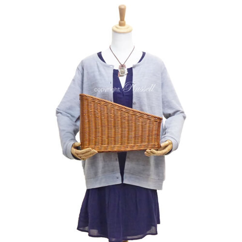 バスケット  かご 型番033R 籐かごバスケット カゴ 収納整理かご 物入れ 店舗陳列