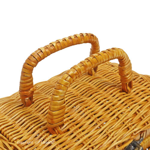 型番6007 籐かごピクニックバスケット ナルちゃんバスケット お弁当