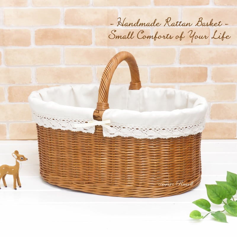 替え布 布カバー 品番027 生成り【かごのお店ラッセルSTORES】 | かご