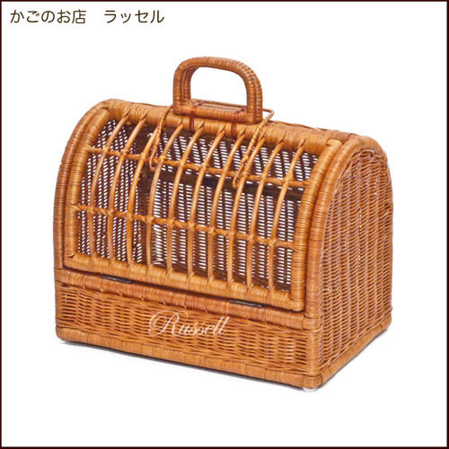 【美品】籐ペットキャリー　小型犬 うさぎ 犬猫用ラタン　ラタンペットキャリー　L 品番1010 籐ペットキャリー M 小型犬 うさぎ 猫用キャリー【かごのお店