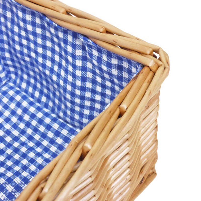 布付き ハンドル付き 柳バスケット かご ピクニックバスケット【かごの