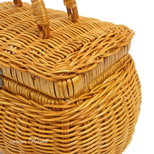 型番6007 籐かごピクニックバスケット ナルちゃんバスケット お弁当