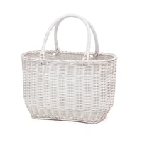 型番373 籐かごバスケット 丸型 屑入 小物収納カゴ インテリア【かごの