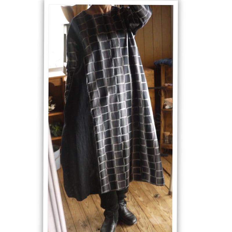 久留米絣2種のワンピース | お日柄洋裁店*littlepig
