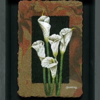 増本憲樹 陶彩画 [バードのある静物] ※送料・税込 | 葵画廊