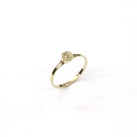 CAV-R02-GOLD/Carve Diamond Ring/カーブダイヤモンドリング