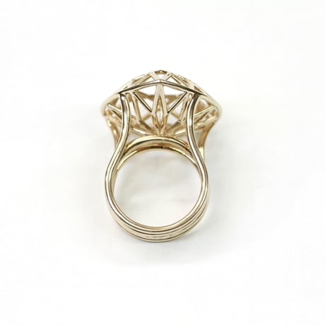 LIJ-R03M-PINKGOLD/Line Heart Ring/ラインハートリング