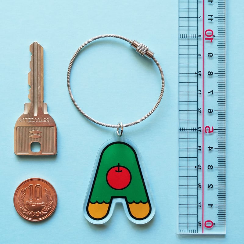 らい　イニシャル キーリングのRとK Amazon.co.jp: [Looking] キーホルダー アルファベット