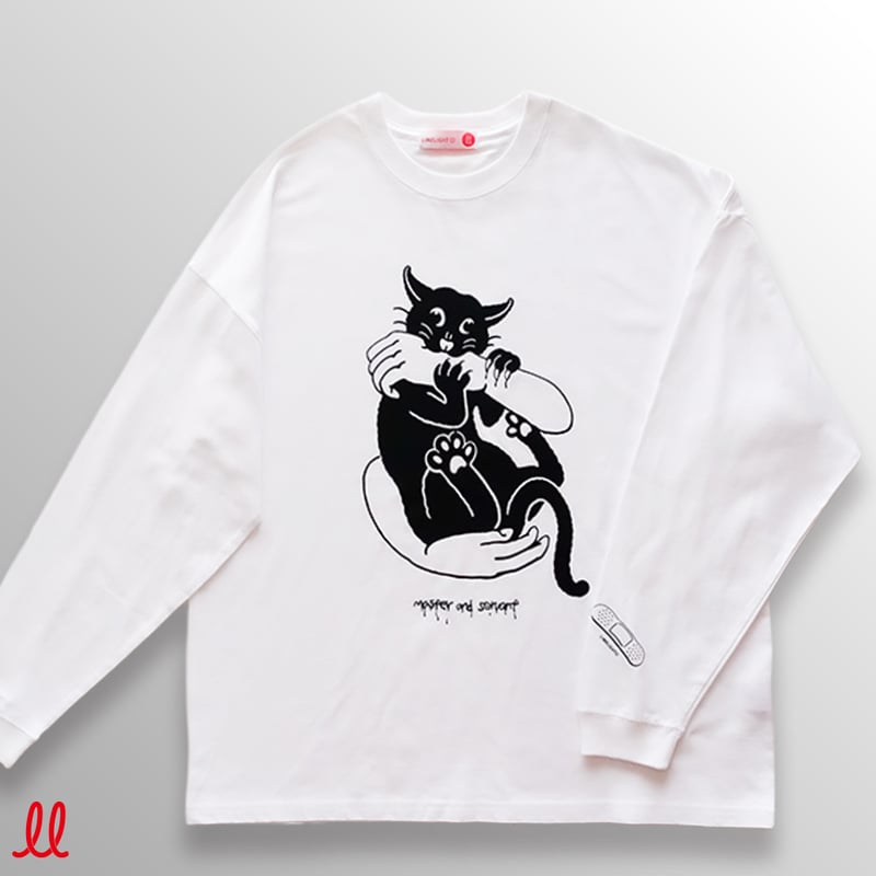 主人と召使い（黒猫）ホワイト | 来夢来人