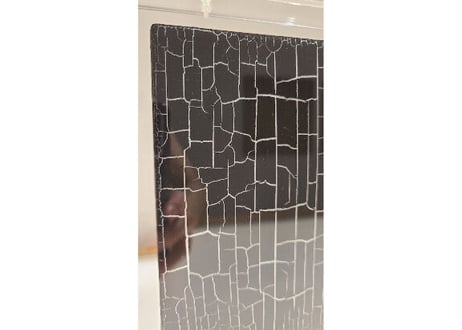 宮崎優花/Yuka Miyazaki　Cracked ashes painting/s 2022