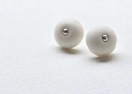 外川ひろみ・外川貴金属 Hiromi TogawaxTogawaKikinzoku | 落雁ピアス　花(シルバー）