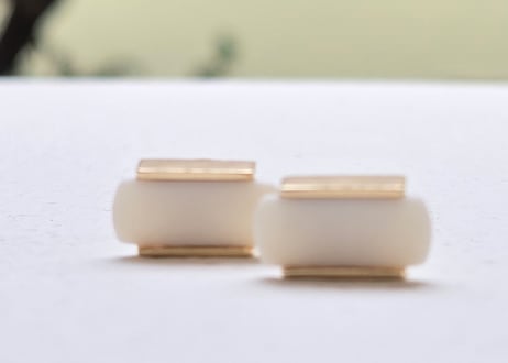 外川ひろみ・外川貴金属 Hiromi TogawaxTogawaKikinzoku | 落雁ピアス　箱(ゴールド）