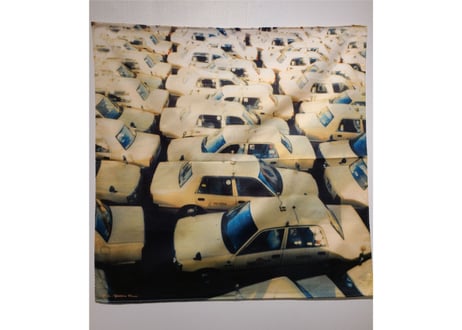 DiEGO表参道オリジナルデザインハンカチ・TAXI