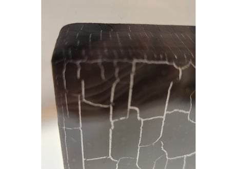 宮崎優花/Yuka Miyazaki　Cracked ashes painting/s 2022