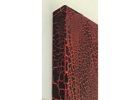 宮崎優花/Yuka Miyazaki　Cracked ashes painting/r 2022