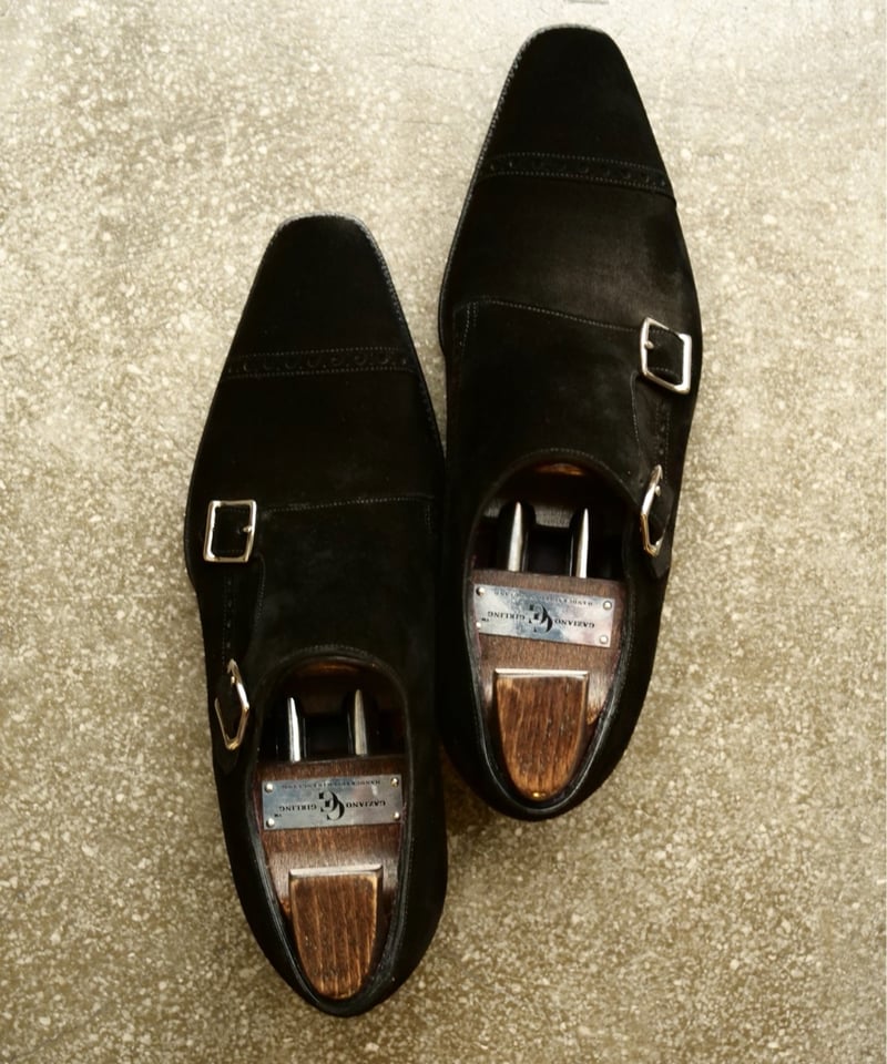 GAZIANO&GIRLING】MAYFAIR Black Suede 5 F | UNIO