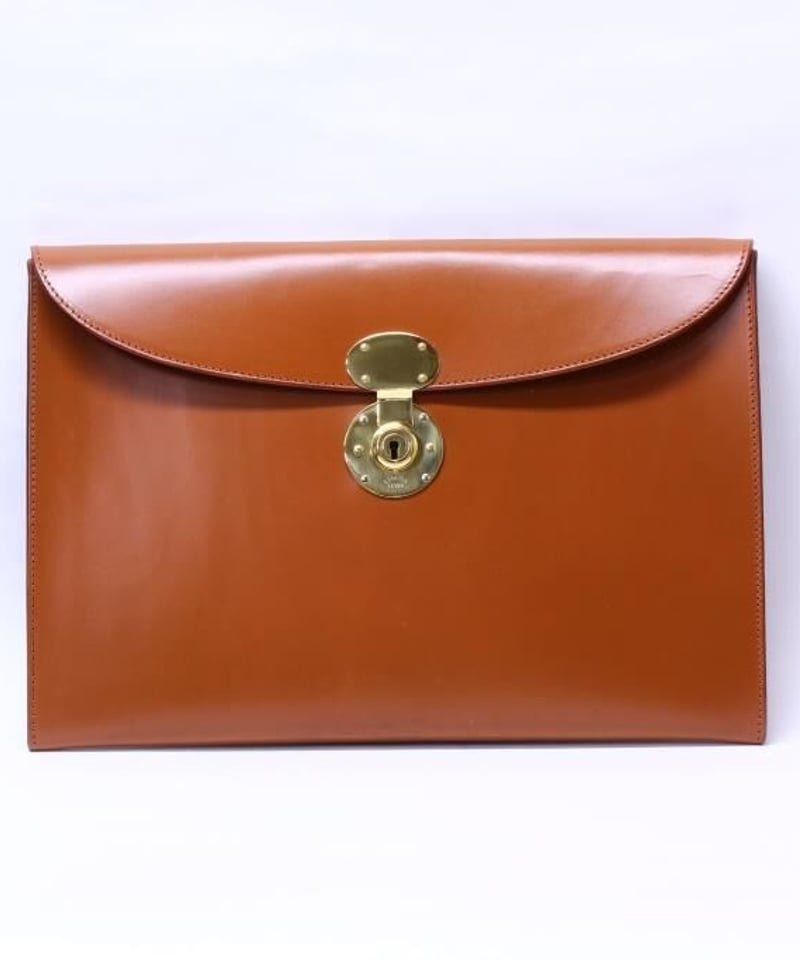 Rutherfords ラザフォード フォリオケース 茶 クラッチバッグ2