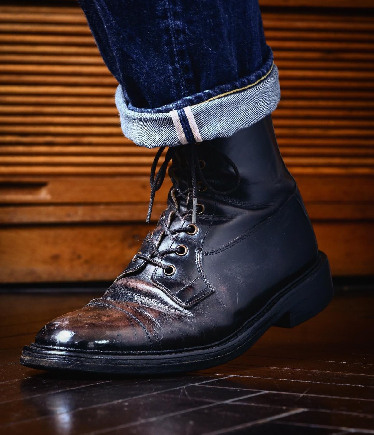 UK8 Tricker′s/トリッカーズ ヴィクトリアンシューズ 楽天市場】トリッカーズ TRICKER'S 2508 カントリーブーツ ブラック 黒